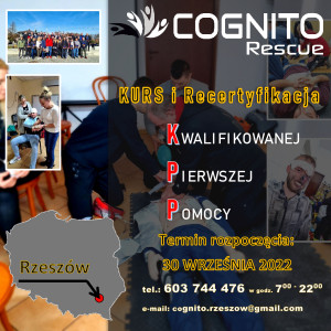 Kurs KPP - Kwalifikowana Pierwsza Pomoc Rzeszów - 30 września 2022