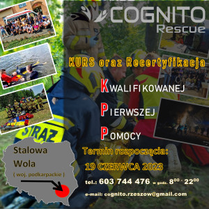 Kurs/Recertyfikacja KPP Stalowa Wola (woj. podkarpackie) -  19 CZERWCA 2023