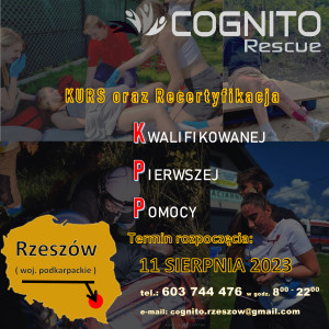 Kurs/Recertyfikacja KPP RZESZÓW pow. rzeszowski (woj. podkarpackie) -  11 sierpnia 2023