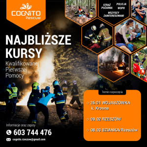 Najbliższe Kursy Kwalifikowanej Pierwszej Pomocy Krosno - Rzeszów - Rzeszów 2023